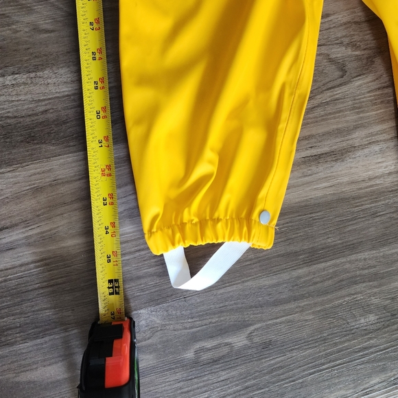 Mountain and Fishing Yellow Waterproof Fishing Overall for Kids size L/XL unisex - Picture 5 of 10